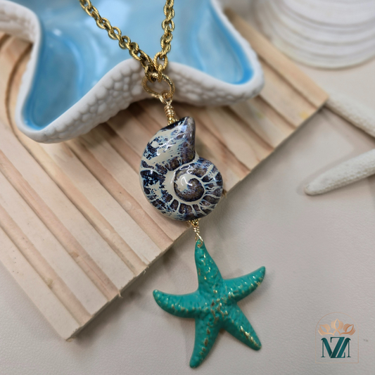 Cadena Estrella de Mar Orah