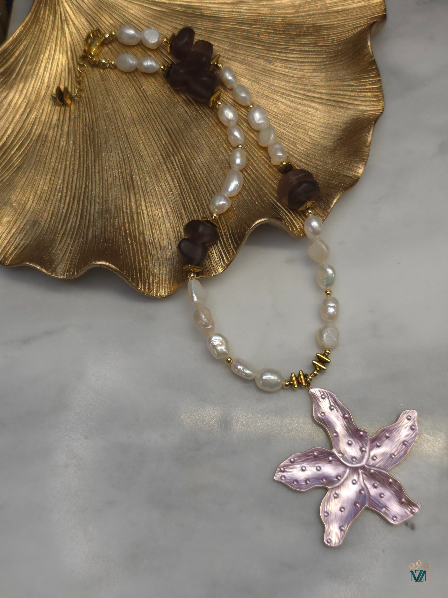 Collar Barroco Orquídea